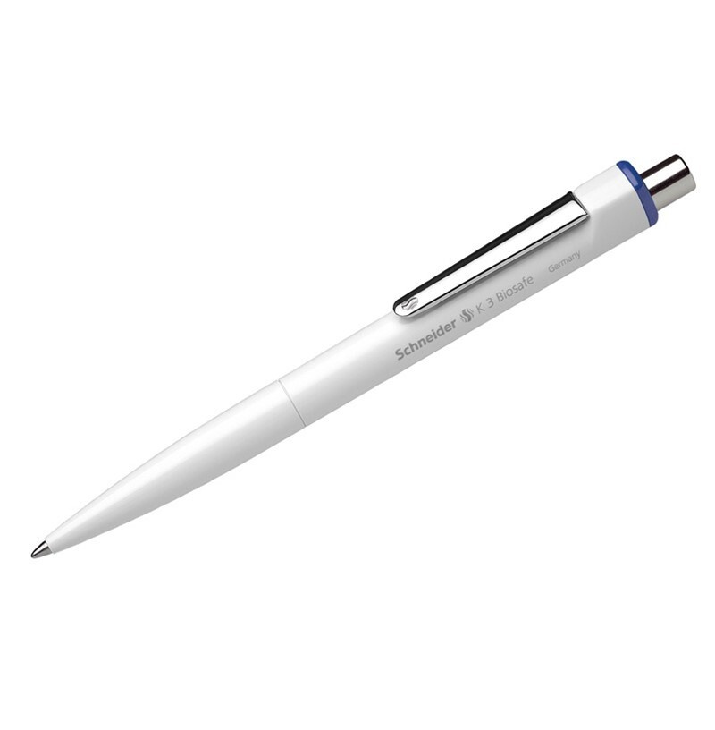Ручка шариковая автоматическая Schneider K3 Biosafe, цвет чернил синий, 1 шт.  #1