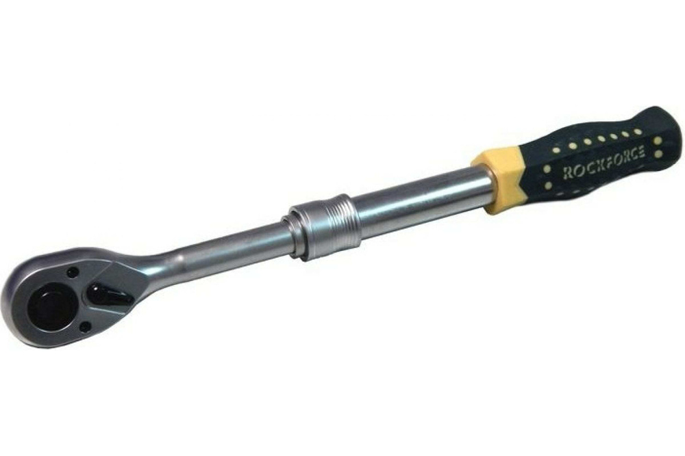 Трещотка ROCKFORCE RF-802433 реверсивная телескопическая с резиновой ...