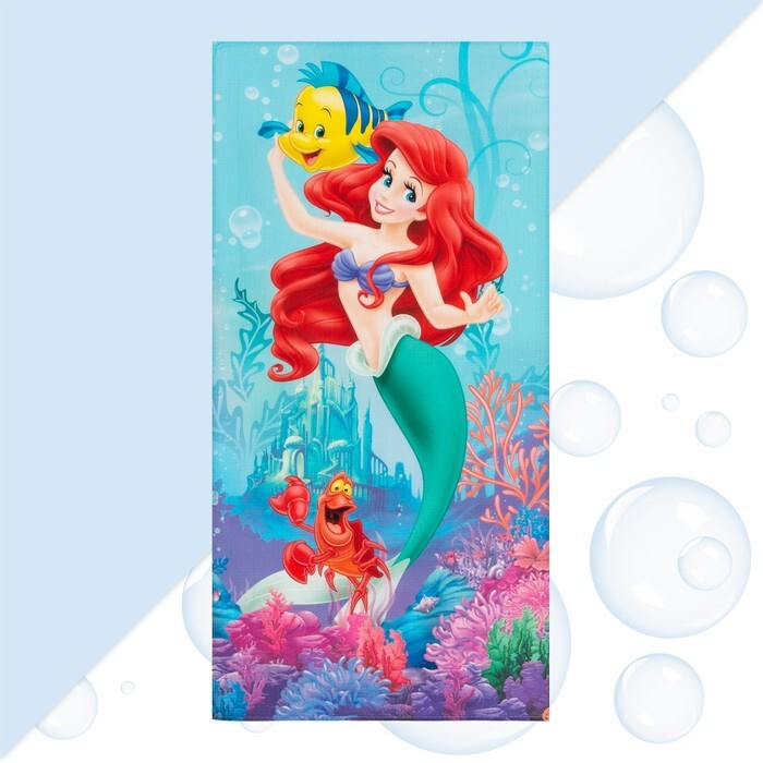 Disney Полотенце для лица, рук, Хлопок, 60x140 см, голубой #1