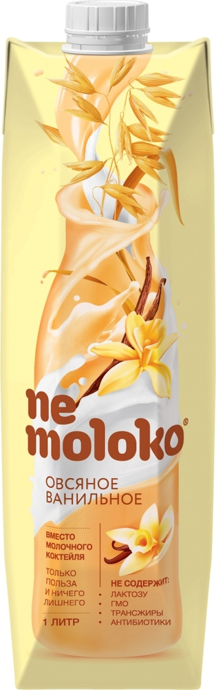 "Nemoloko" 1 л напиток овсяный ванильный, 1 шт #1