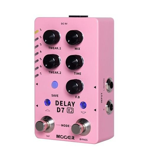 Mooer D7 Delay X2 Педаль эффектов цифровой дилей #1