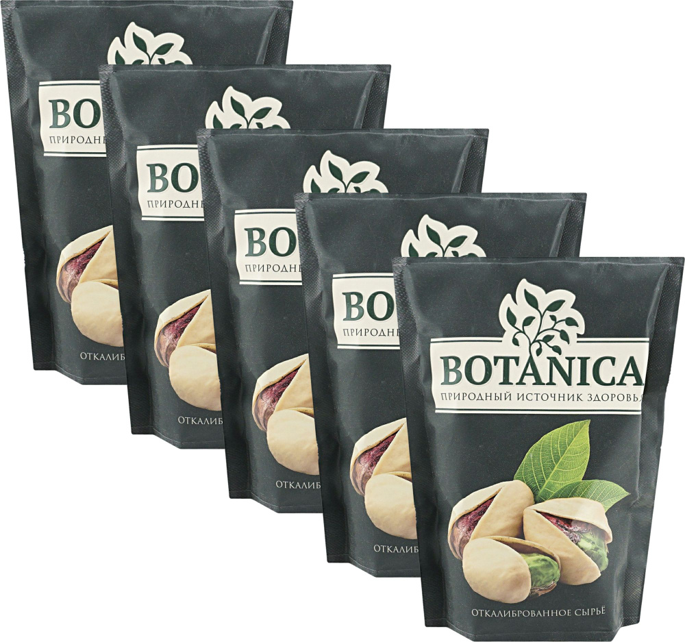 Фисташки Botanica неочищенные, комплект: 5 упаковок по 140 г #1