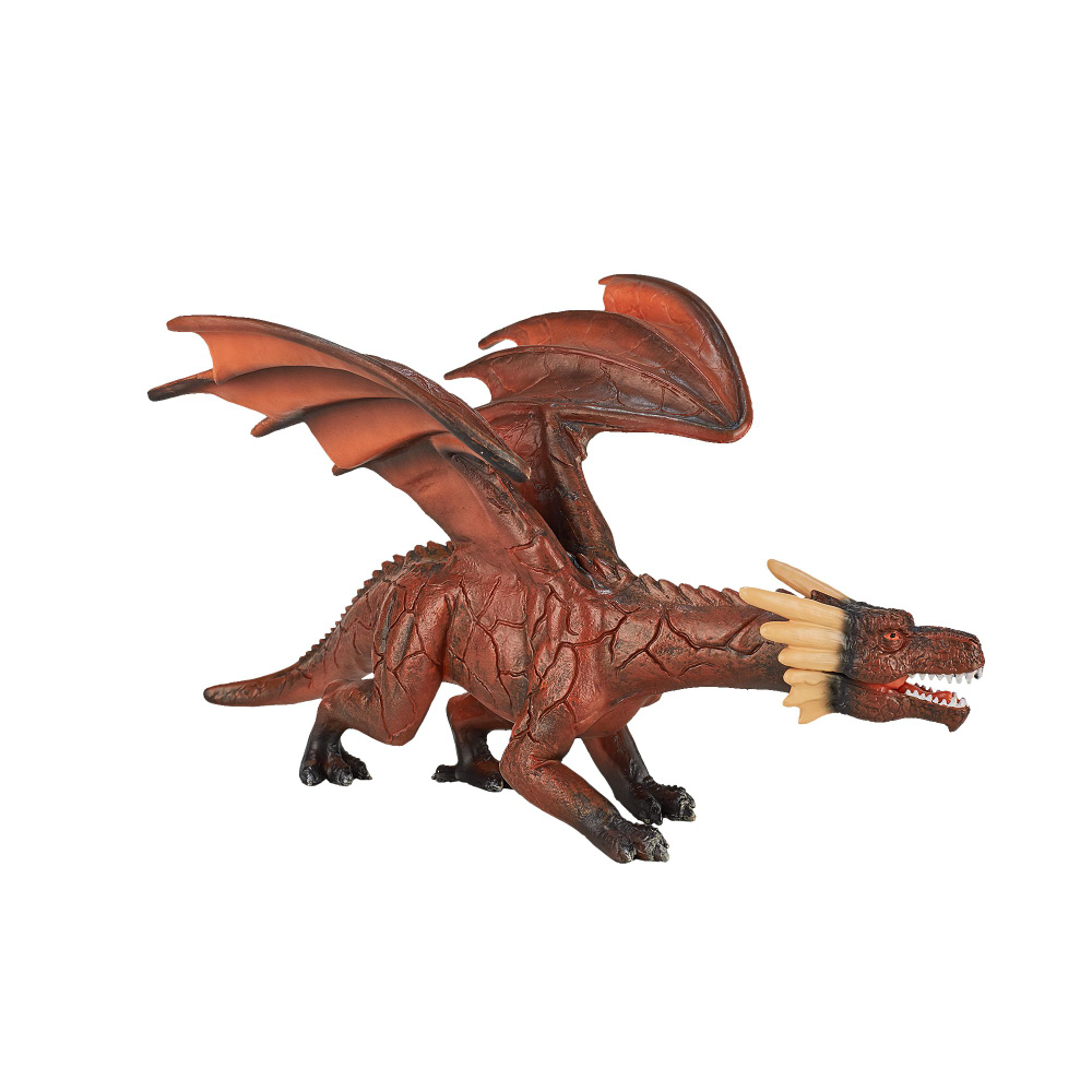Фигурка-игрушка Огненный дракон с подвижной челюстью, AML5009, KONIK  #1