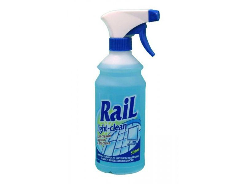 Rail Средство для мытья стекол light-clean (с тригером), 500 мл #1