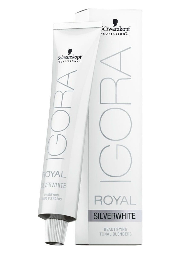 Schwarzkopf Igora Royal SilverWhite Крем-краска для волос Серебро Silver 60мл  #1