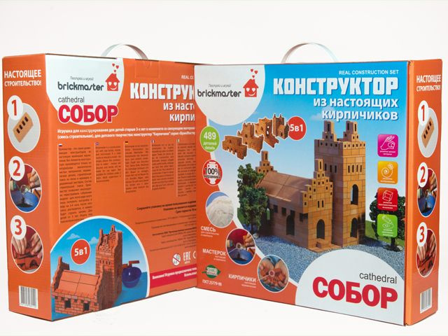 Конструктор-кирпичики Brickmaster Собор, 489 дет. 104 #1