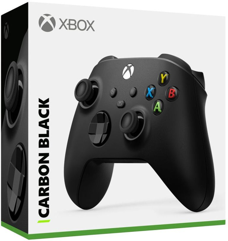 Xbox Геймпад беспроводной Xbox Wireless Controller Carbon Black (Xbox One/Series X/S/PC), Bluetooth, #1