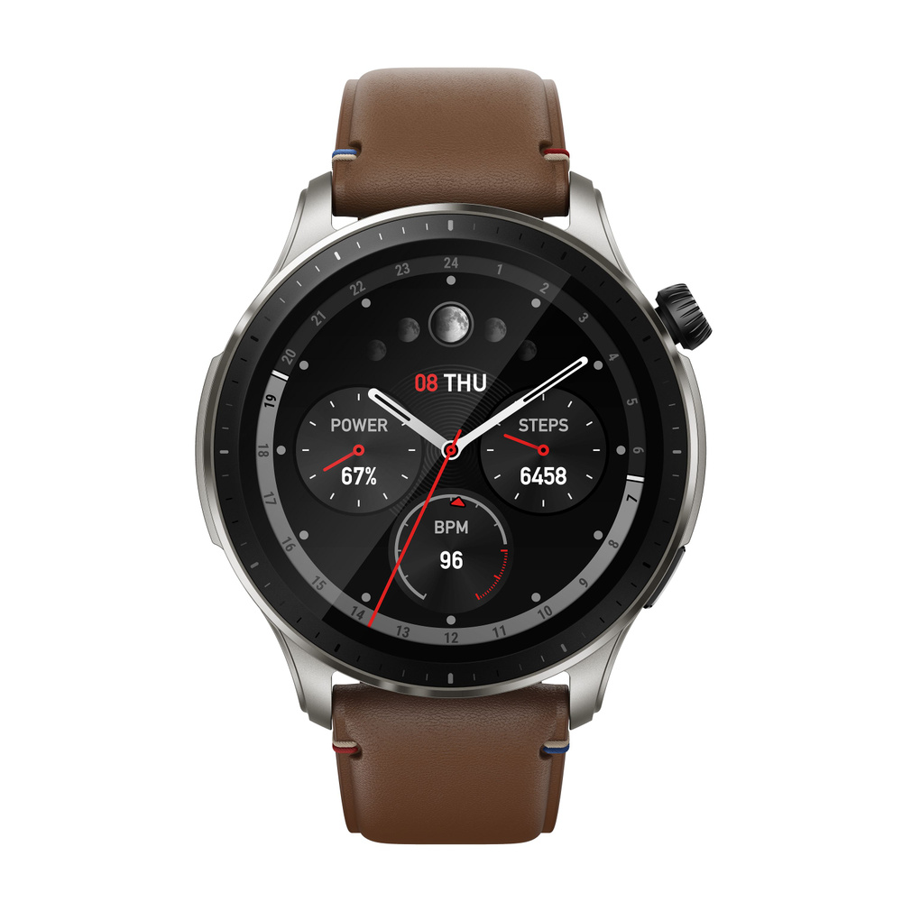 Смарт-часы Amazfit GTR 4 Brown Leather  #1