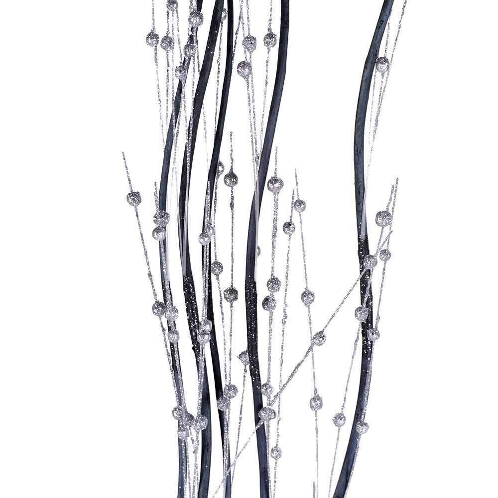 Ветки для напольной вазы / Сухоцвет набор 5 штук 155 см , цвет Серебро  #1