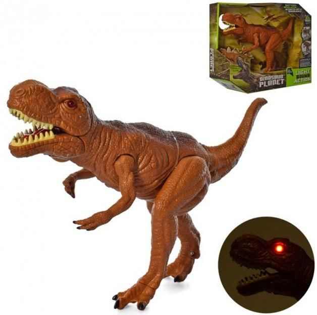 Динозавр игрушечный интерактивный звукоковые и световые эффекты RS6187  #1