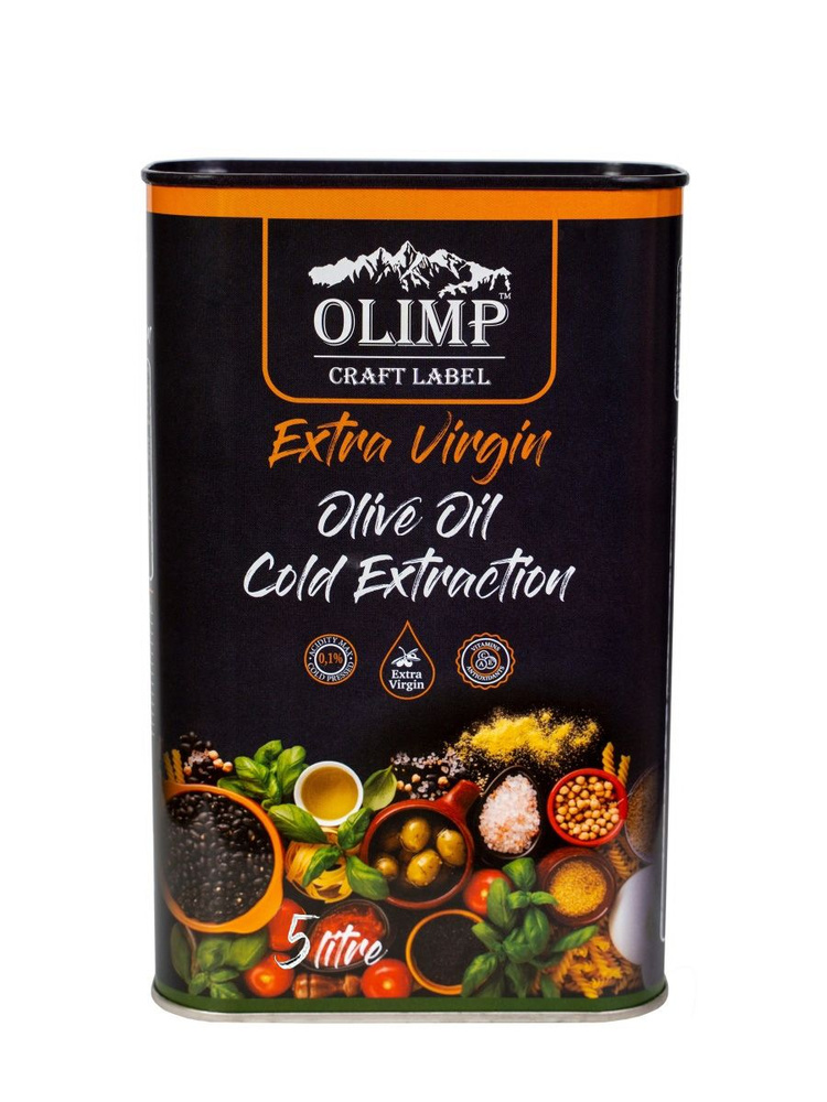 Оливковое масло Olimp Craft Lable Extra Virgin Olive Oil для Салата, 5л #1