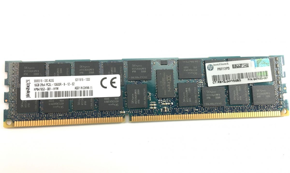 HP Оперативная память DDR3 16GB 1333MHz CL9 1x16 ГБ (647653-081) #1