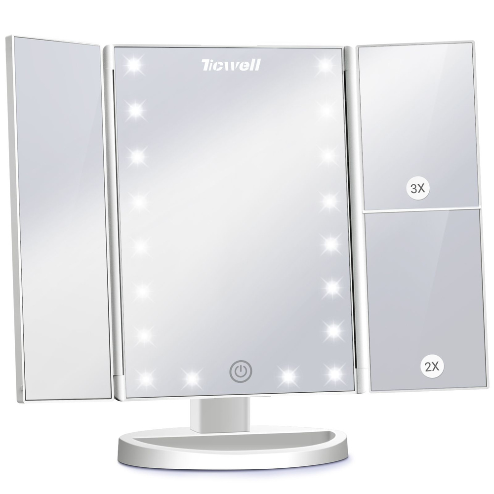 Косметическое зеркало с LED подсветкой. Уцененный товар #1