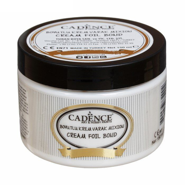 Текстурная объемная паста для золочения Cadence Cream Foil Bond 150 ml  #1