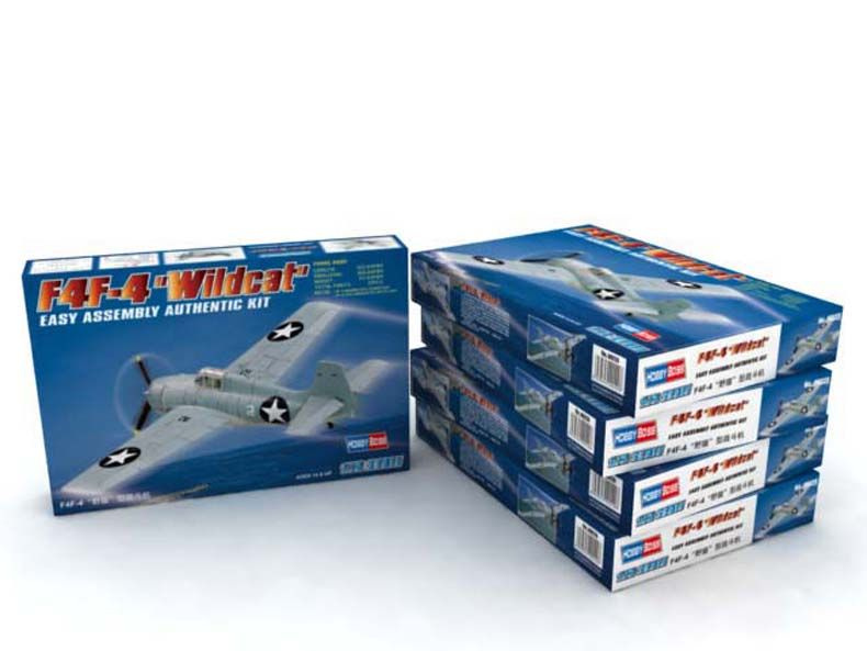 Сборная модель самолёта F4F-4 Wildcat, HobbyBoss, 80220 #1