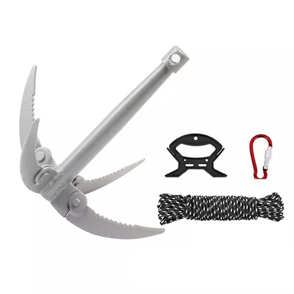 Крюк-кошка, усиленная, складная, Веревка 15 м + ручка для веревки ...