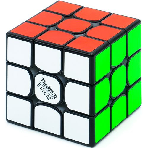 Скоростной Кубик Рубика Магнитный QiYi MoFangGe 3x3х3 Valk 3 Elite M / Головоломка для подарка / Черный #1