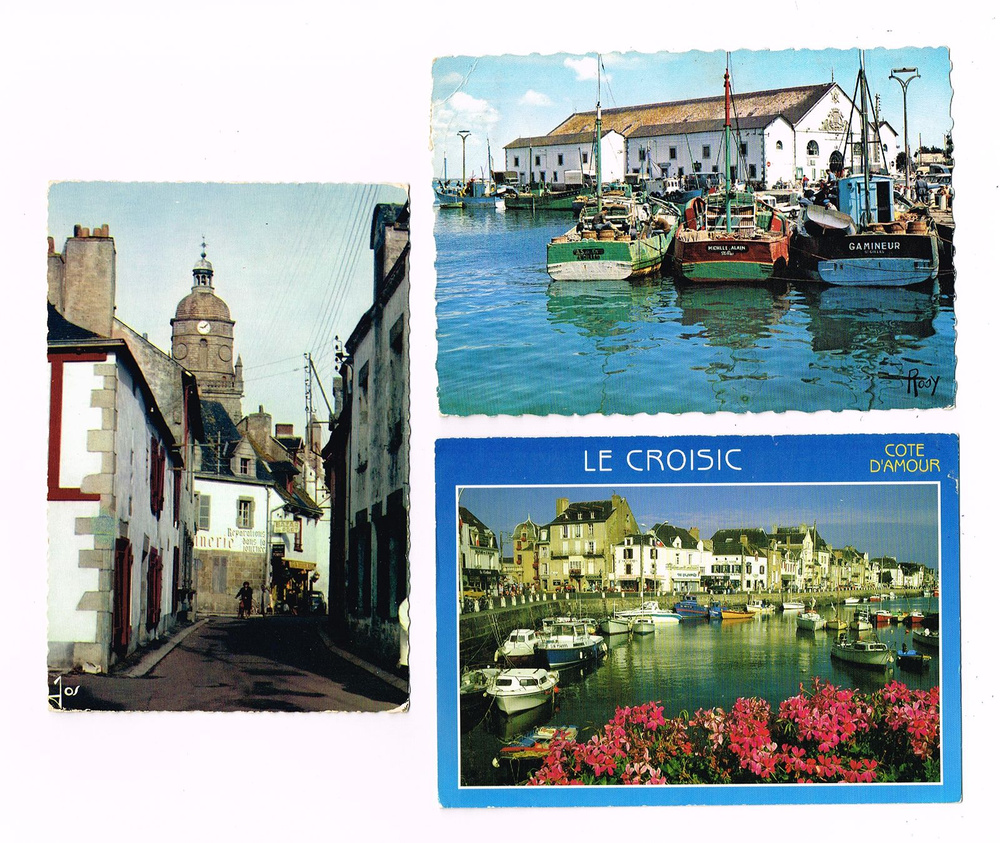 Набор из 3 почтовых открыток. Ле Круазик. Атлантическая Луара. Франция, 1960-1990 гг (7042-853)  #1