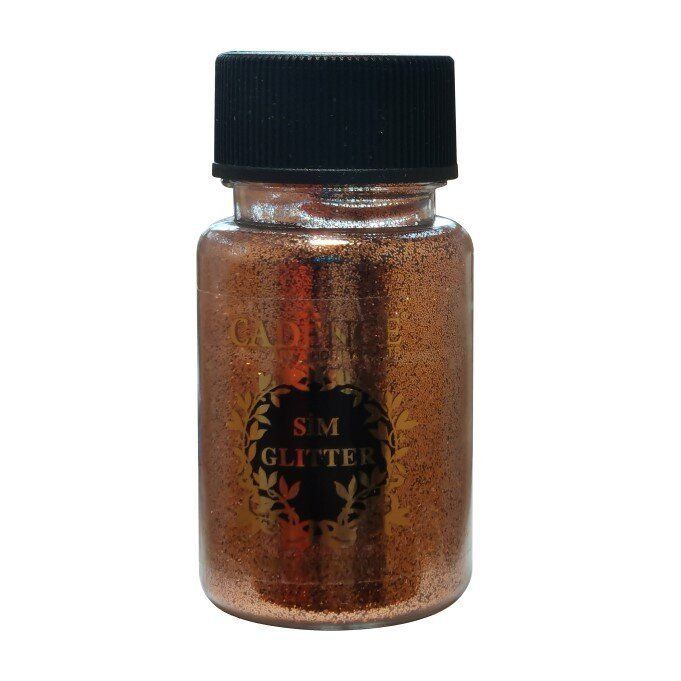 Блестки Cadence Glitter Powder 45 ml, Copper-07 #1