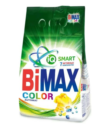 BiMAX Стиральный порошок 3000 г Для цветных тканей #1