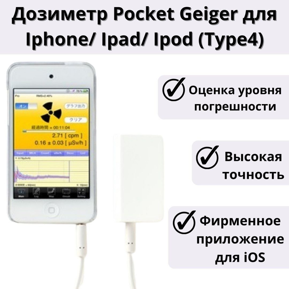 Дозиметр ANYSMART для Iphone/ Ipad/ Ipod (Type4) #1