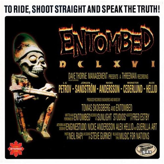 Entombed - DCLXVI To Ride, Shoot Straight And Speak The Truth LP transparent Виниловая пластинка  #1