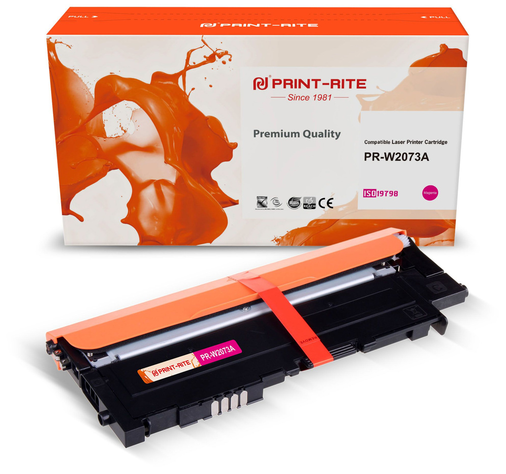 Картридж лазерный Print-Rite TFHA9QMPU1J PR-W2073A W2073A (есть ограничения по прошивке) пурпурный (700стр.) #1