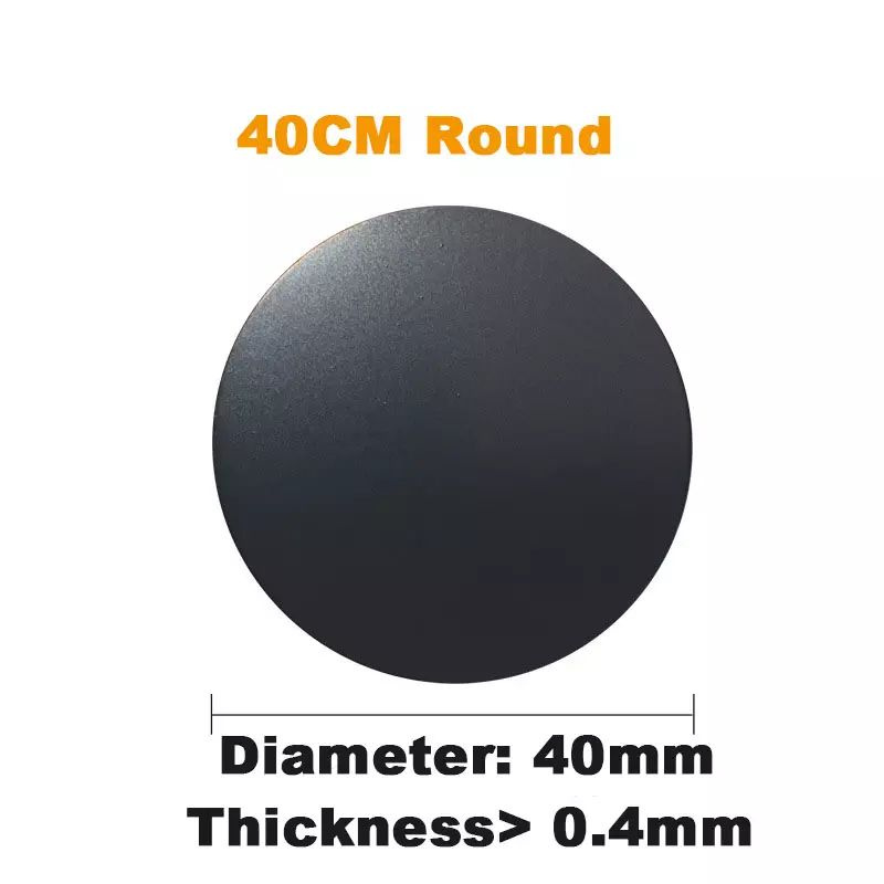 Металлическая пластина для магнитного держателя телефона Circle 40x40 mm Black  #1