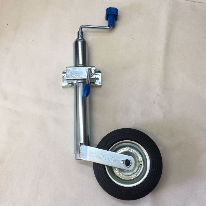 Опорное подкатное колесо с хомутом для легкового прицепа TRAILERCOM (JW 020101)  #1