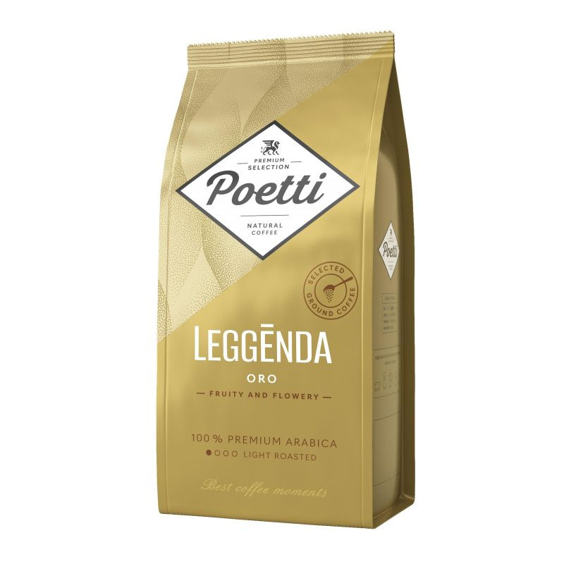 Кофе Poetti Leggenda Oro молотый, 250г #1