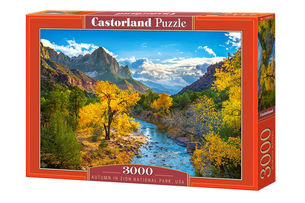 Пазлы для взрослых 3000 элементов Castorland Осень в парке Зайон  #1