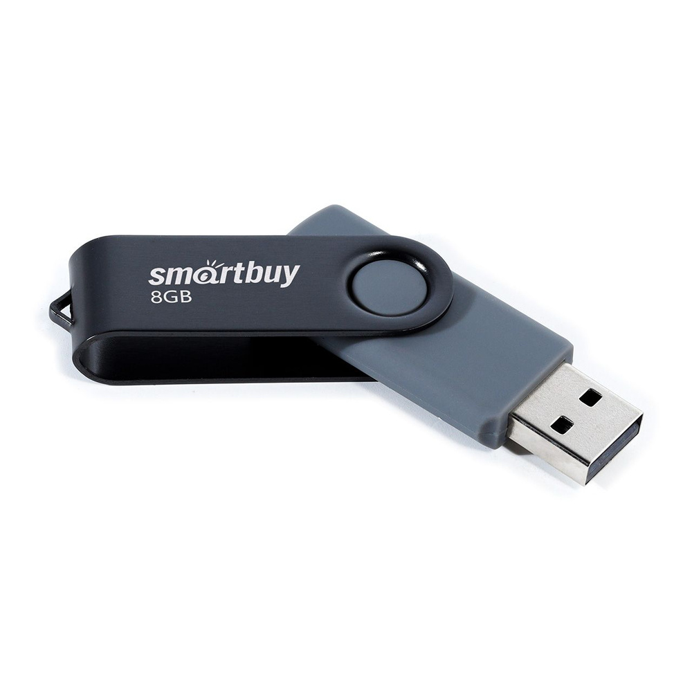 USB флеш накопитель 8 Gb SmartBuy Twist Black (SB008GB2TWK) #1