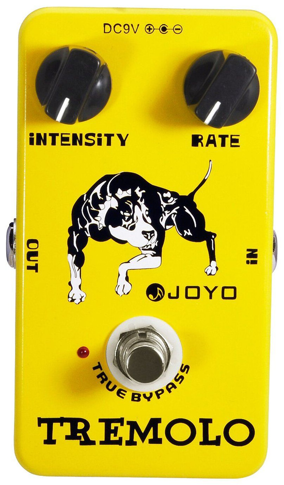 Педаль эффектов для электрогитары Joyo JF-09 Tremolo, ножной переключатель, гитарная педаль, запчасти #1