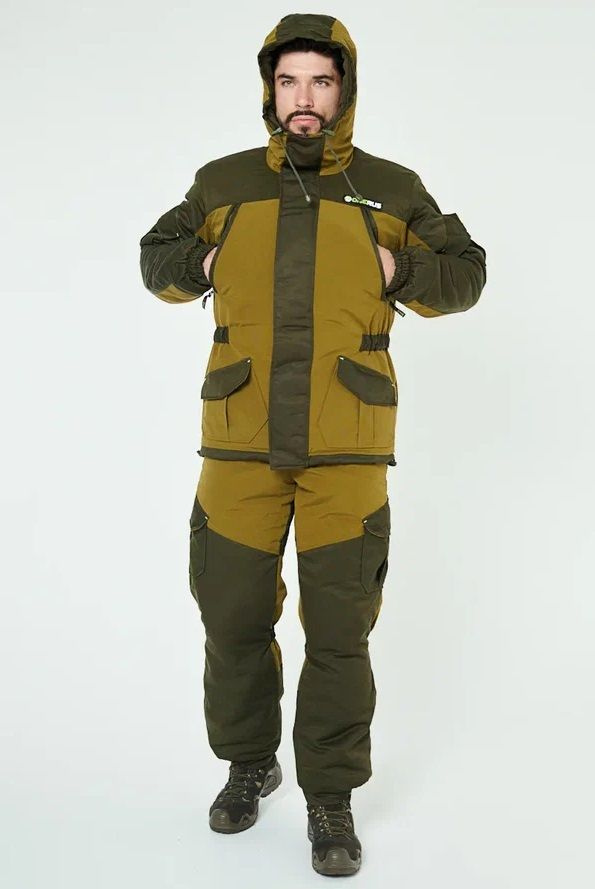 Костюм мужской OneRus Горный -45 ПК, ткань Брезент, цвет Хаки, размер 48-50, рост 170-176 см  #1
