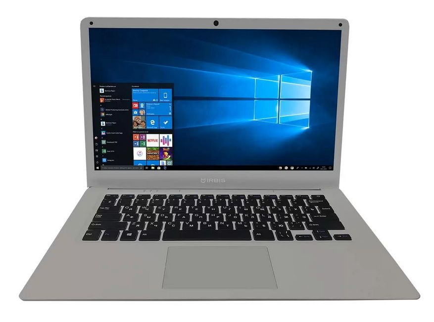 IRBIS NB68 Ноутбук 14", Intel Atom Z3735F, RAM 2 ГБ, eMMC 32 ГБ, Intel HD Graphics, Windows Home, (NB68), #1