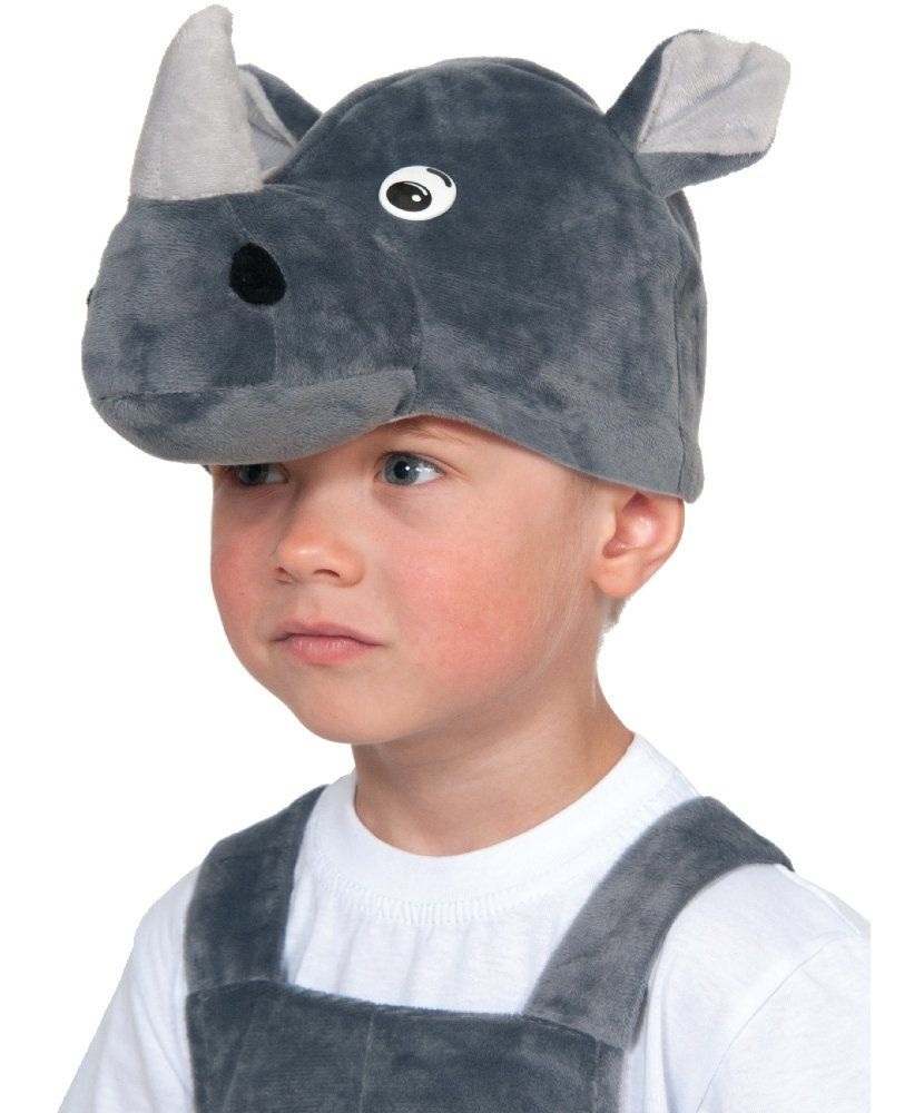 Детская шапка "Носорог" (17699) окружность 52-54 см #1