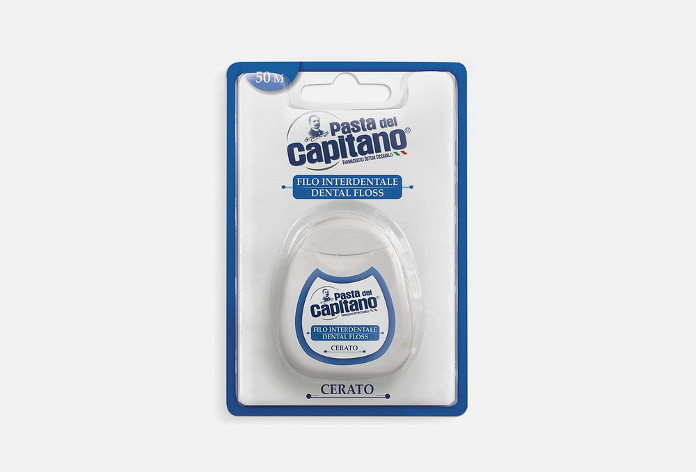 Pasta Del Capitano Зубная нить Dental Floss Cerato 50 м, 1шт #1