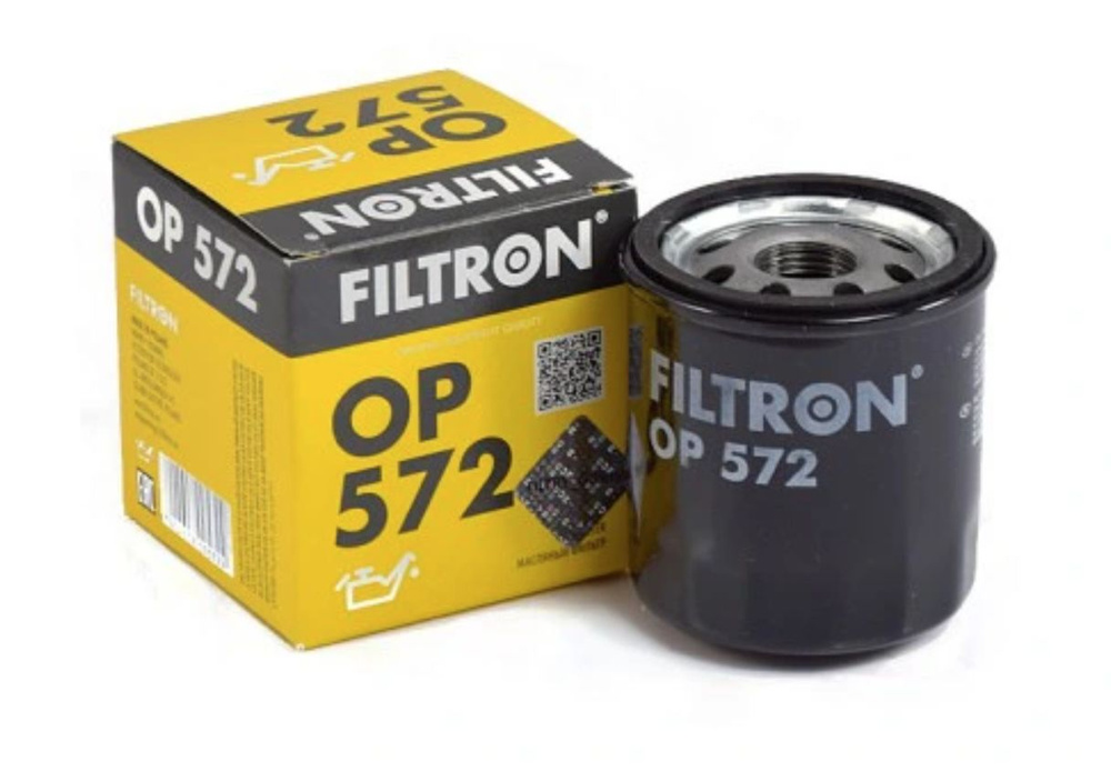 FILTRON Фильтр масляный арт. OP572, 1 шт. #1