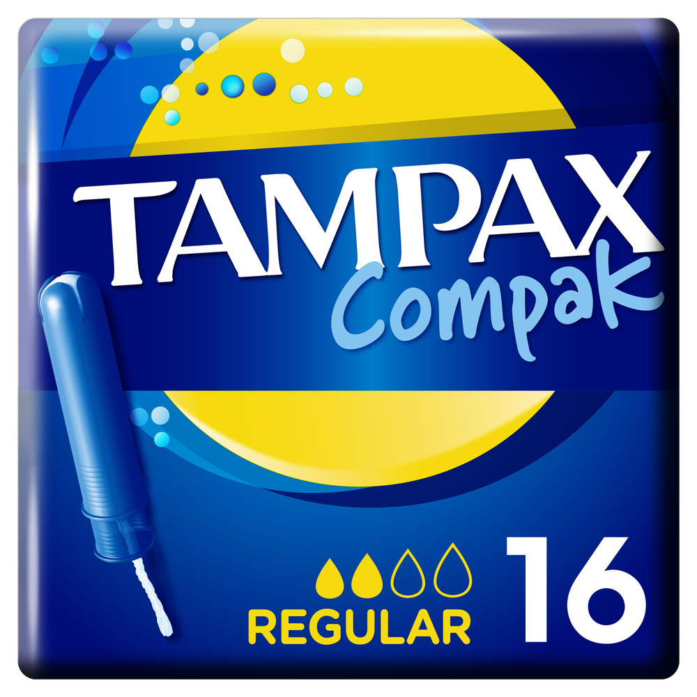 Женские Гигиенические тампоны с аппликатором TAMPAX Compak Regular, 16 шт.  #1