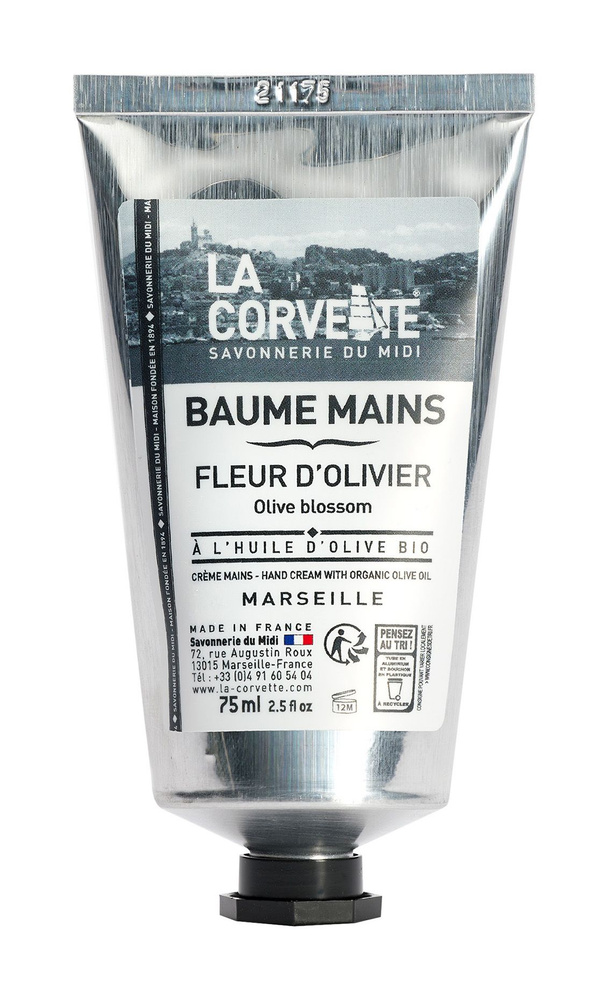 Крем для рук c оливковым маслом La Corvette Baume Mains Fleur d Olivier A l huile D Olive Bio  #1