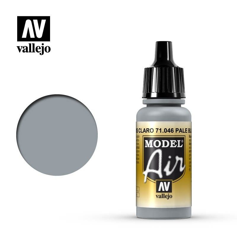 Краска для сборных моделей Vallejo, серия Model Air, цвет 71.046 (Pale Blue Grey)  #1