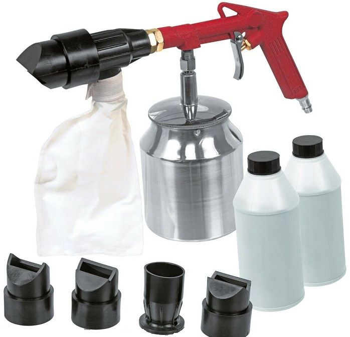 Пескоструйный пистолет с пылесборником + насадки H-D, HD-1052 купить по ...