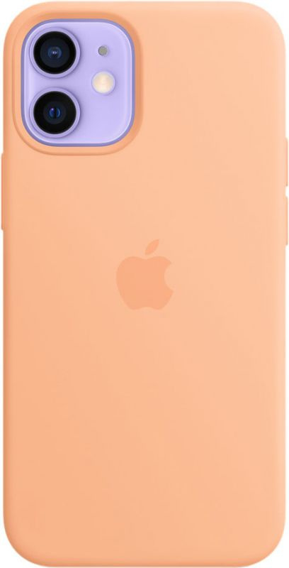 Чехол силиконовый Apple iPhone 12 mini Silicone Case Cantaloupe (Светло-абрикосовый) MJYW3ZM/A  #1