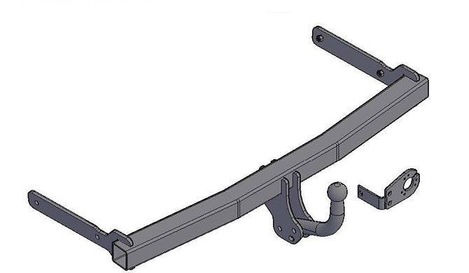 Фаркоп для SKODA Octavia 3 универсал (2WD), х/б(лифтбек) с 2013 г.в. (без электрики) (паспорт и сертификат) #1
