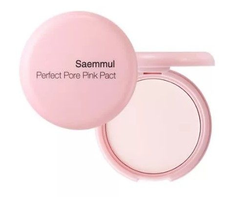 The Saem Пудра компактная розовая с каламином для проблемной кожи Saemmul Perfect Pore Pink Pact  #1