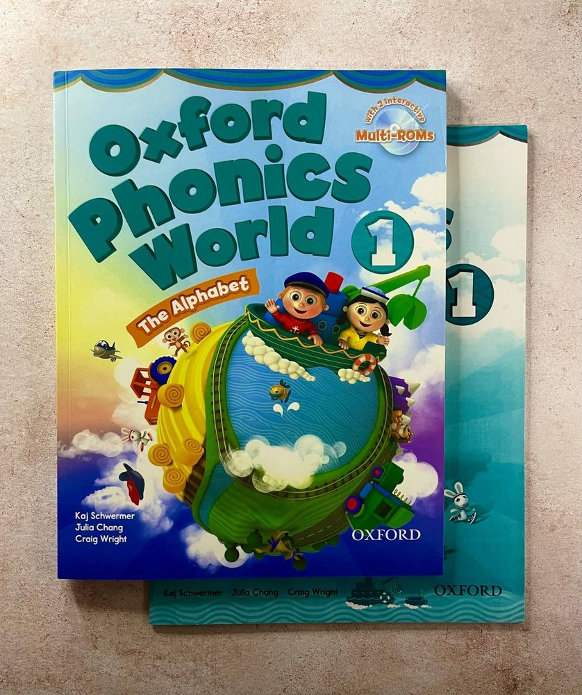 Книга Комплект Oxford Phonics World 1 Level 1. Student Book. Workbook + CD #1