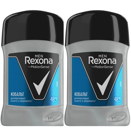 Дезодорант-стик мужской REXONA Кобальт, 50мл - 2 штуки #1