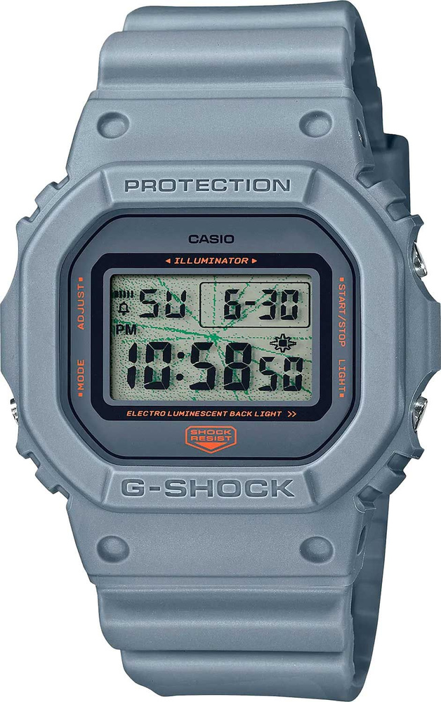 Японские наручные часы Casio DW-5600MNT-8 #1