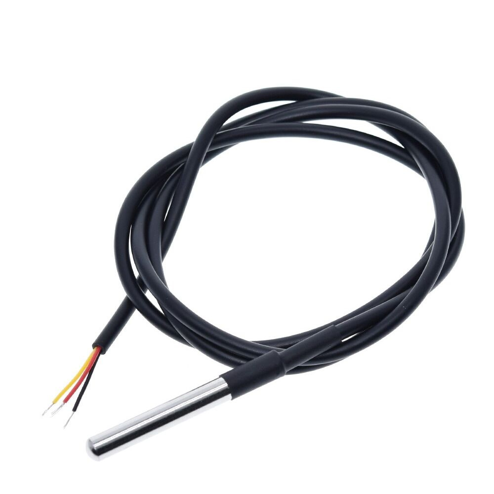 Герметичный датчик температуры DS18B20 с кабелем 1 метр - купить с ...