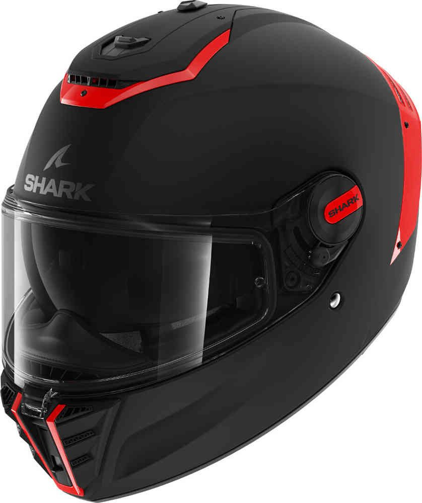 SHARK Мотошлем, цвет: черный матовый, красный, размер: L #1
